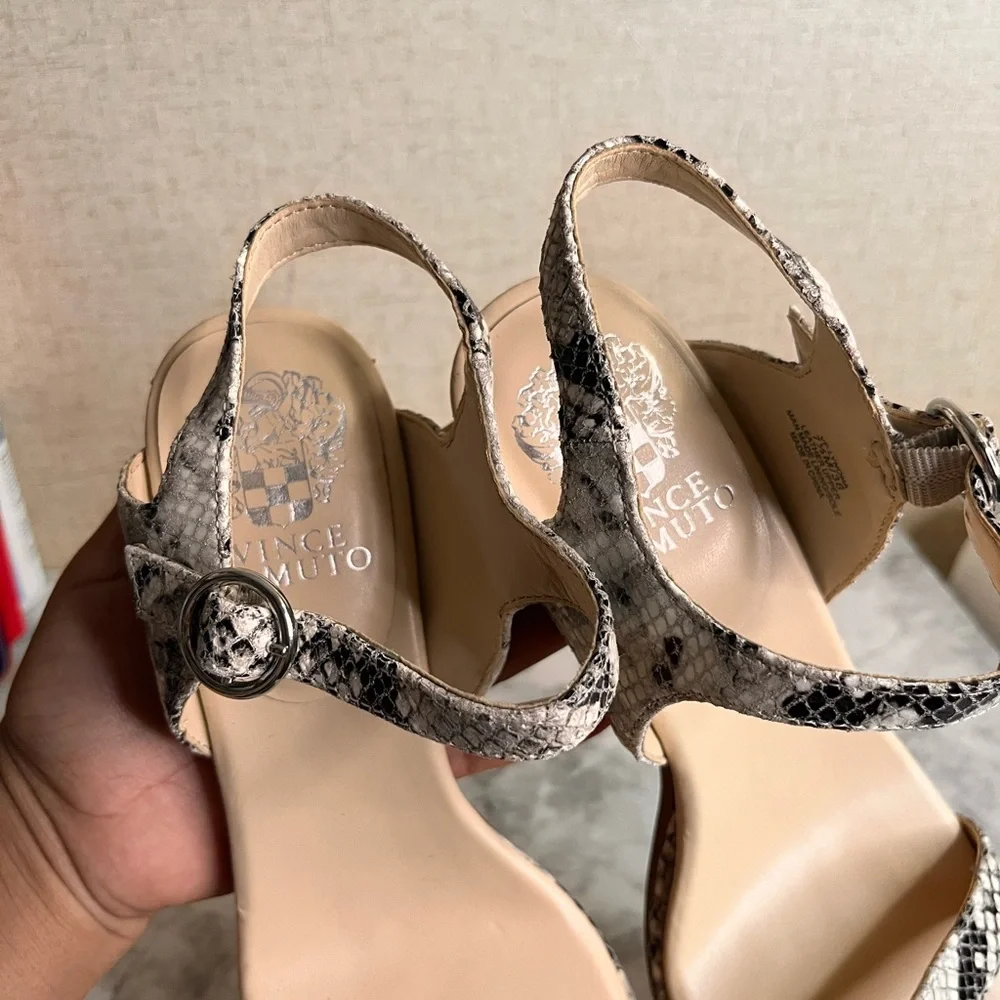 Vince Camuto Snakeskin Patterned Heels